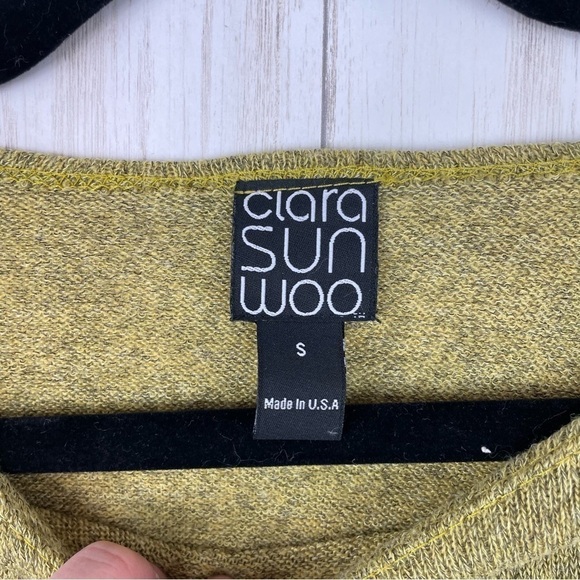 Clara Sun Woo yellow lime sweater size small - Picture 3 of 5